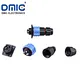 Waterproof aviation panel mount cable connector